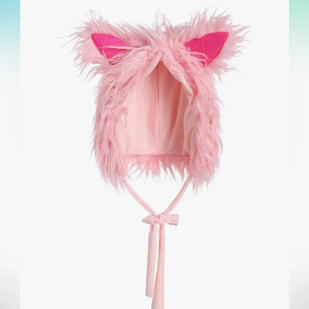 Bunny Costume Toddler Baby Girls Faux Fur Tutu Romper Dress Leg Warmer Hat set